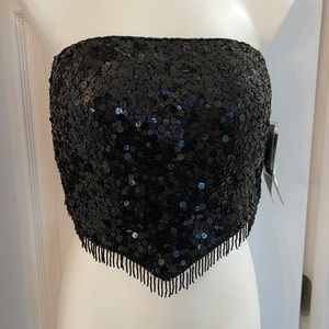 Sean Collection of NY Sequin Halter Top S-M
